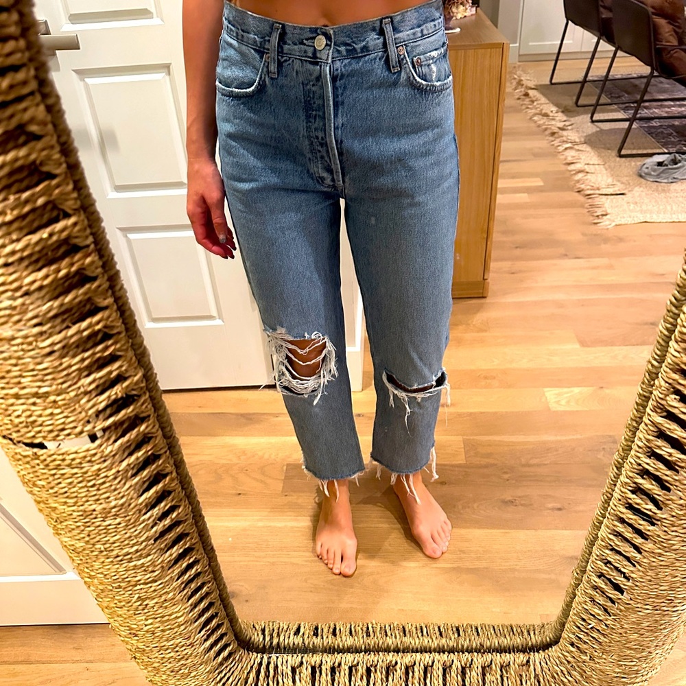 Agolde Jeans- 90’s Pinch Waist in Backdrop
